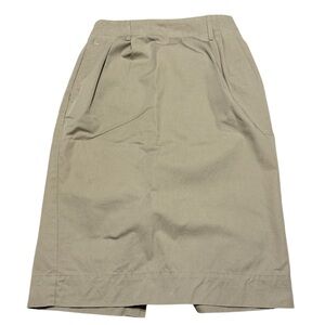 Vintage Lacoste Khaki Pencil Skirt
